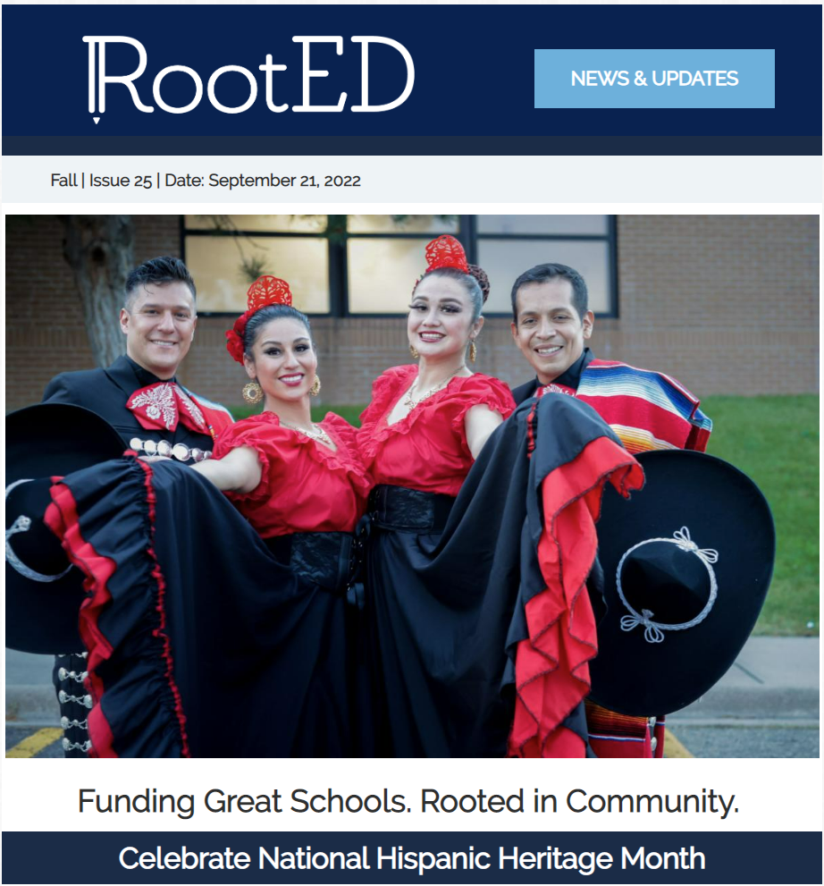 Photo from RootED September newsletter